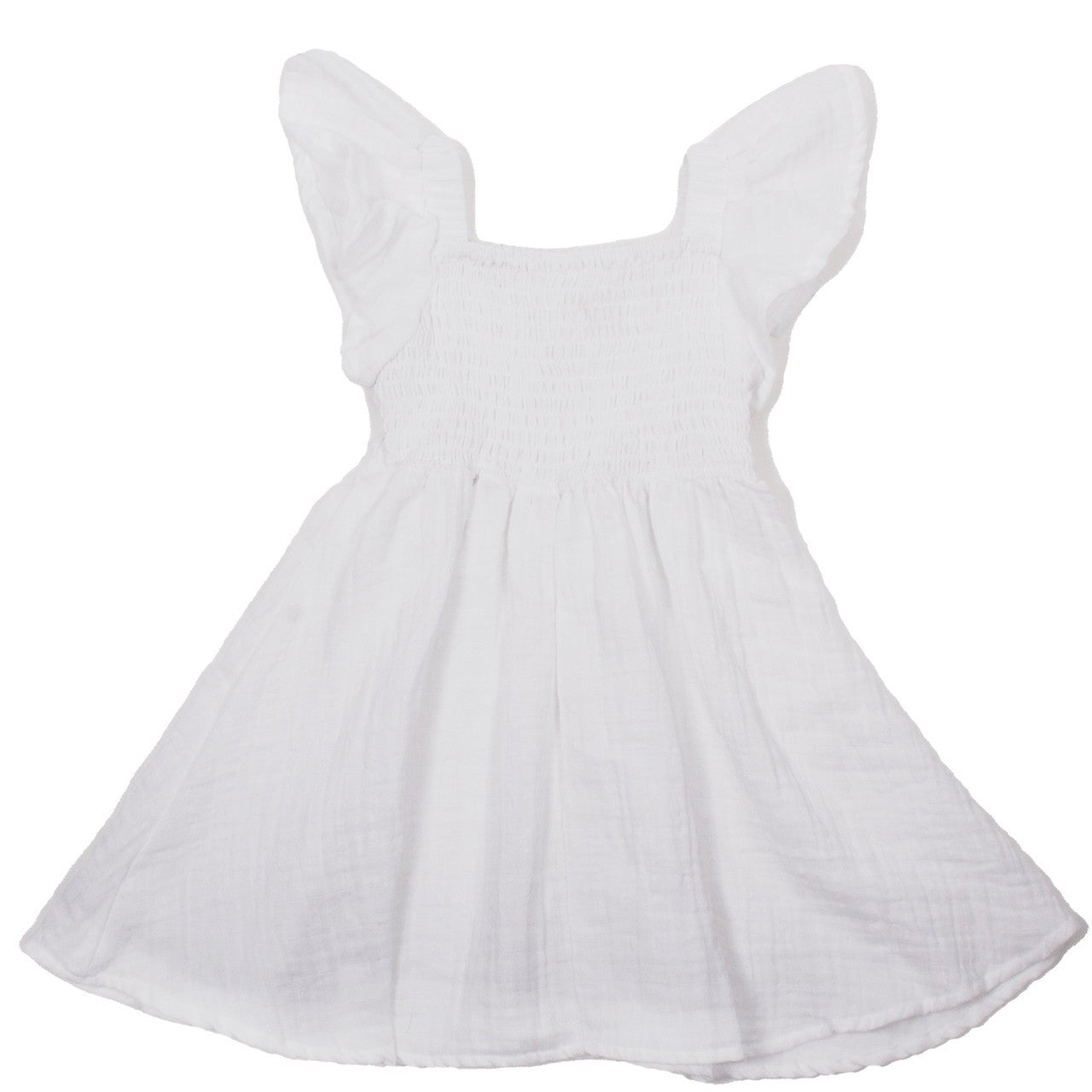 Smocked Gauze Dress