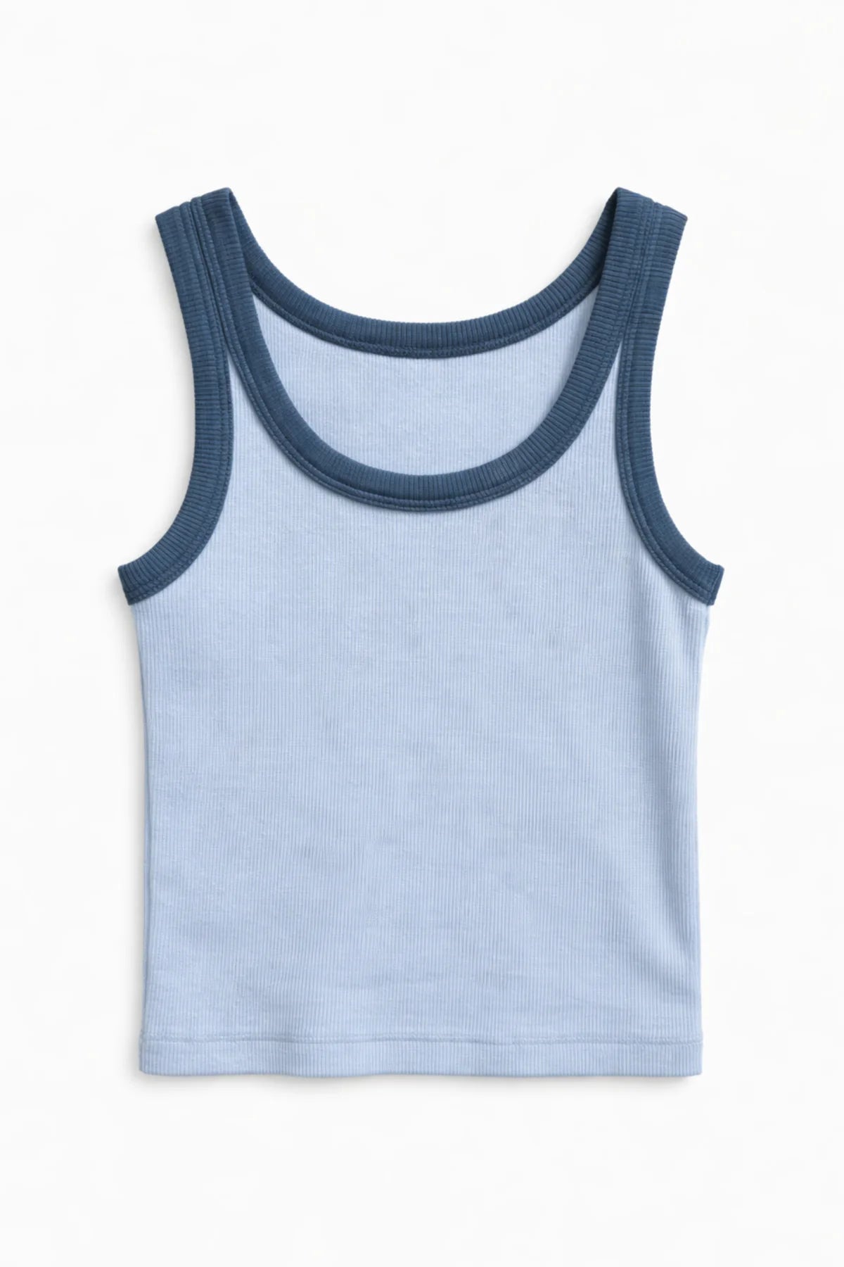 Katie J Spencer Retro Tank Serene Blue