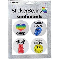 Camp Sentiments StickerBeans