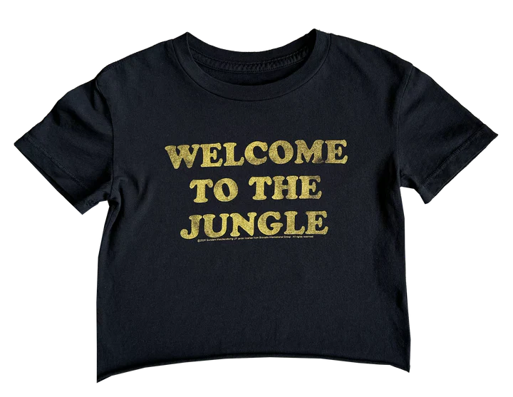 Welcome To The Jungle Crop Tee